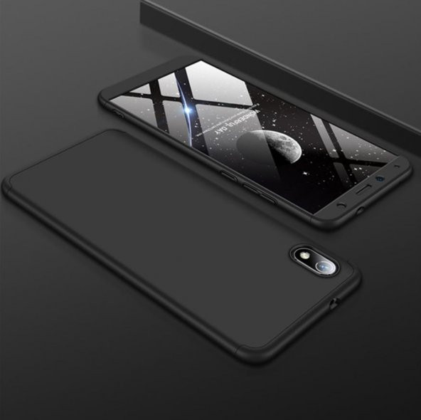 Xiaomi Redmi 7A Zore Kamera Korumalı 360 Tam Koruma Ays Kılıf - 3