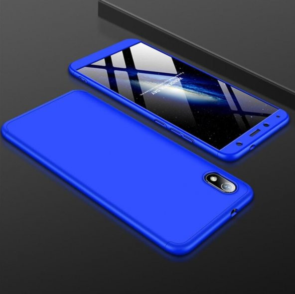 Xiaomi Redmi 7A Zore Kamera Korumalı 360 Tam Koruma Ays Kılıf - 5