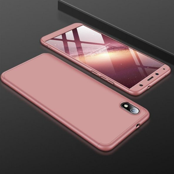 Xiaomi Redmi 7A Zore Kamera Korumalı 360 Tam Koruma Ays Kılıf - 7