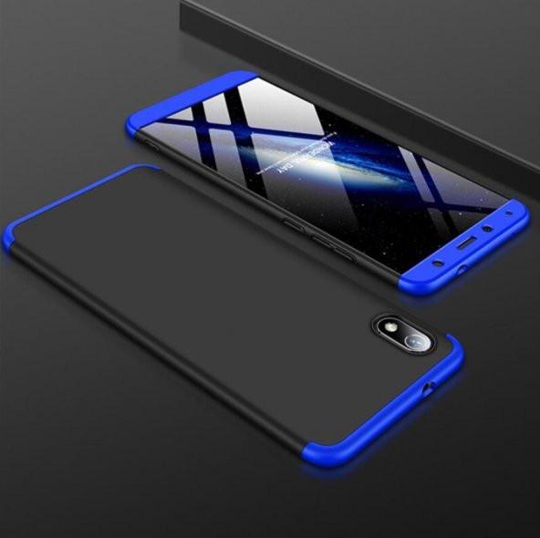 Xiaomi Redmi 7A Zore Kamera Korumalı 360 Tam Koruma Ays Kılıf - 8