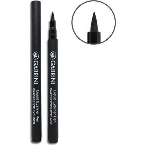 Gabrini Kalem Dipliner Black Waterproof Liquid Eyeliner Pens
