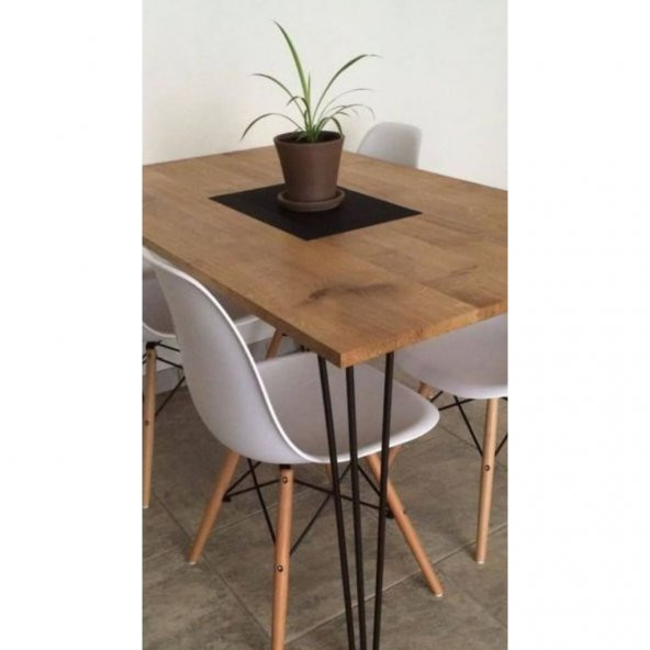 Metal Ahşap Masa Kütük Masa Ayağı 72 cm - 3