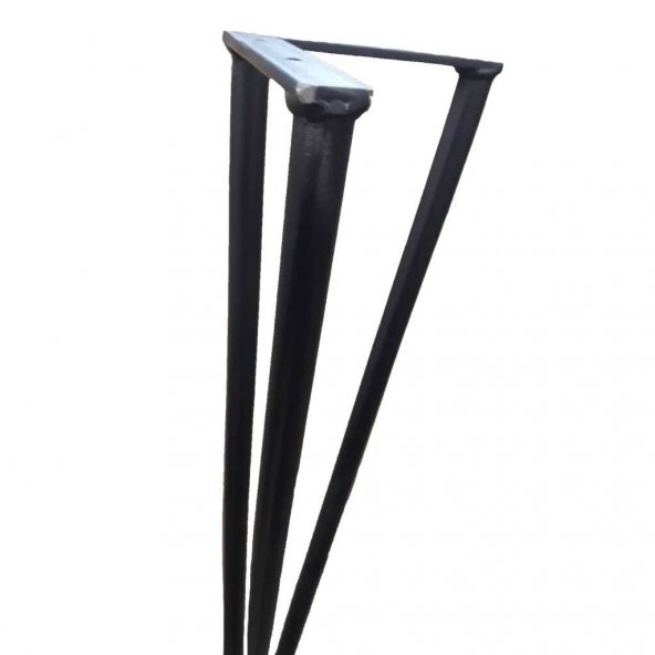 Metal Ahşap Masa Kütük Masa Ayağı 72 cm - 4