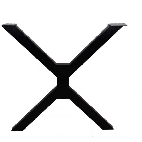 Metal Ahşap ve Kütük Masalar İçin Yeni X Ayak (2'li Set) - 7