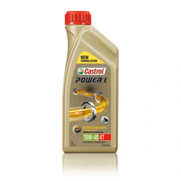 Castrol Power1 Racing 10W-40 4T 4 Zamanlı Motosiklet Yağı 1 Litre