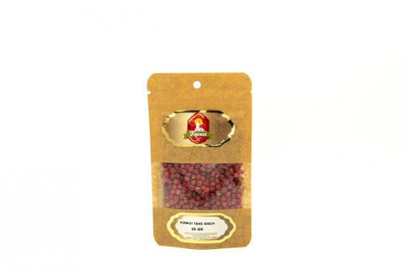 Figenes Kırmızı Tane Biber Kraft Paket 20 Gr - 1