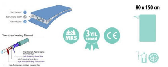Melsan MS-201 Tek Kişilik Yıkanabilir Elektrikli Battaniye - 5