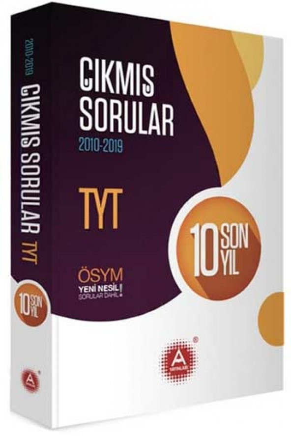 2020 TYT Son 10 Yıl Tamamı Çözümlü Çıkmış Sorular A Yayınları