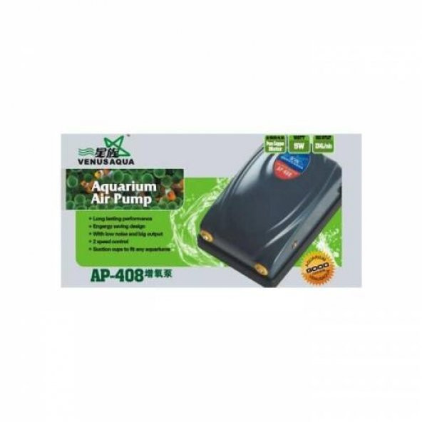 Venusaqua AP-408A Hava Motoru Çift Çıkışlı