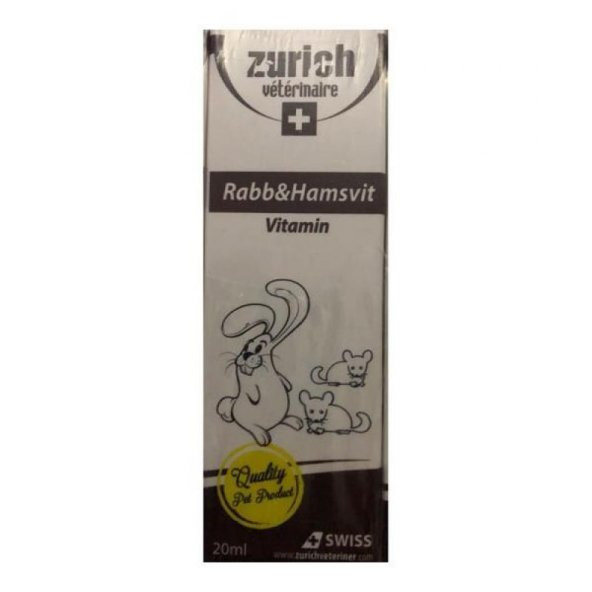 Zurich Rabb Hamsvit Kemirgen Vitamin 20 ml