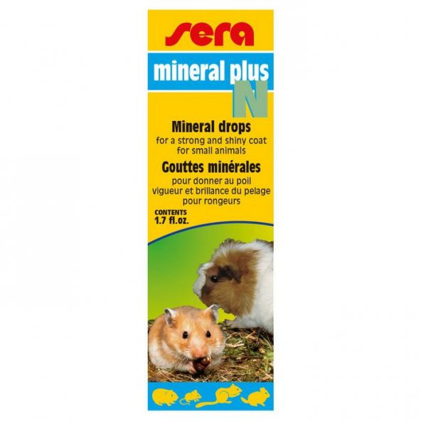 Sera Mineral Plus N Kemirgenler İçin Mineral 50 ml