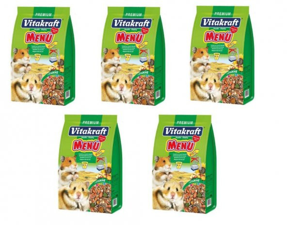 Vitakraft Premium Menu Hamster Yemi 1000 gr (5 PAKET)
