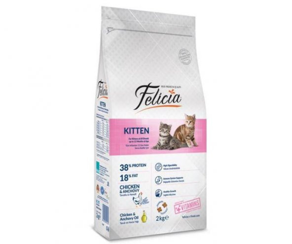 Felicia Kitten Tavuklu Ve Hamsi Yavru Kedi Maması 2 Kg