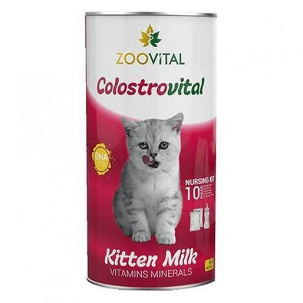 Zoovital Colostro Vital Yavru Kedi Süt Tozu Ve Biberon Seti 200 Gr