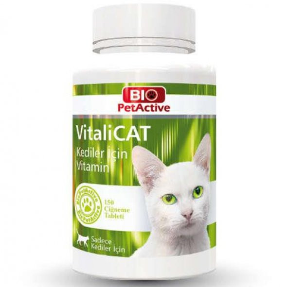 Bio Pet Active VitaliCat Kediler İçin Multi Vitamin (150 Tablet)