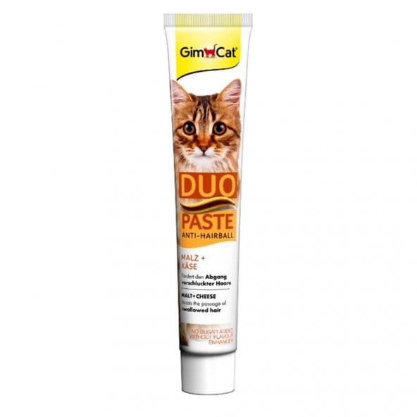 Gimcat Anti Hairball Duo Paste Malt Cheese 50 gr
