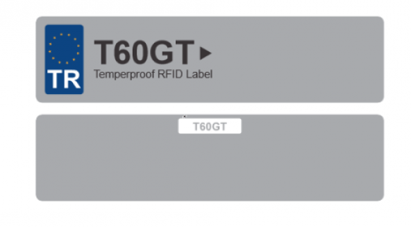 T60GT RFID Araç Etiketi (10 Adet)