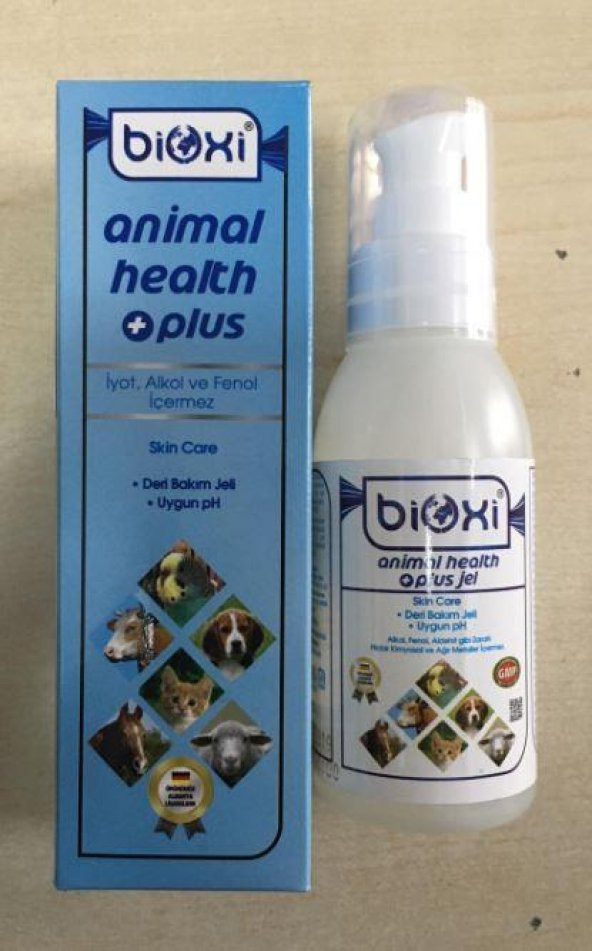 Bioxi Animal Health Deri ve Bakım Jeli 100 ml (Hayvan Yara Bakım Ve Temizleme Solusyonu)