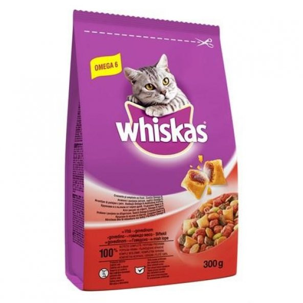 Whiskas Kuru Biftek Ve Havuçlu Kedi Maması 300 gr