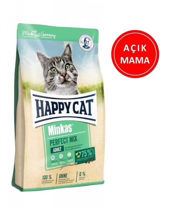 Happy Cat Minkas Perfect Mix Kedi Maması 1 Kg AÇIK