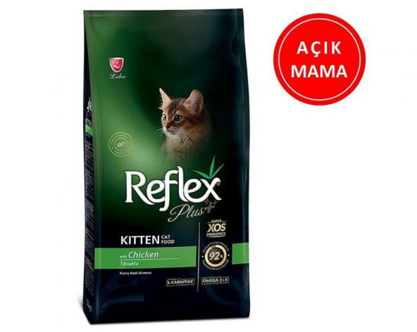 Reflex Plus Kitten Tavuklu Yavru Kedi Maması 1 kg AÇIK