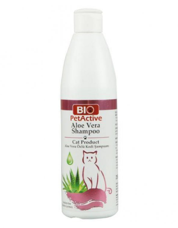 Bio Pet Active Aloe Vera Özlü Kedi Şampuanı 250 Ml