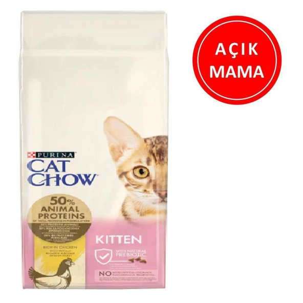 Purina Cat Chow Kitten Kedi Maması 1 kg AÇIK - 2