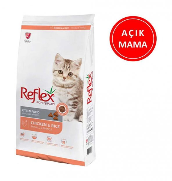 Reflex Kitten Tavuklu Yavru Kedi Maması 1 kg AÇIK