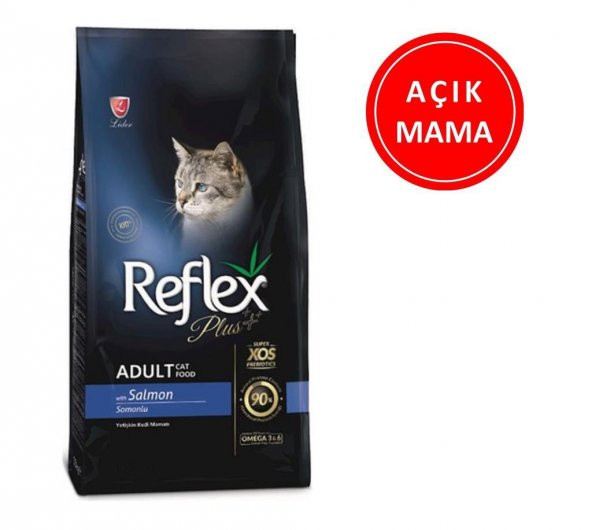 Reflex Plus Somonlu Yetişkin Kedi Maması 1 Kg AÇIK
