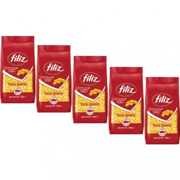 Filiz Yıldız Şehriye 500GR x 5 Adet ürün görseli 1