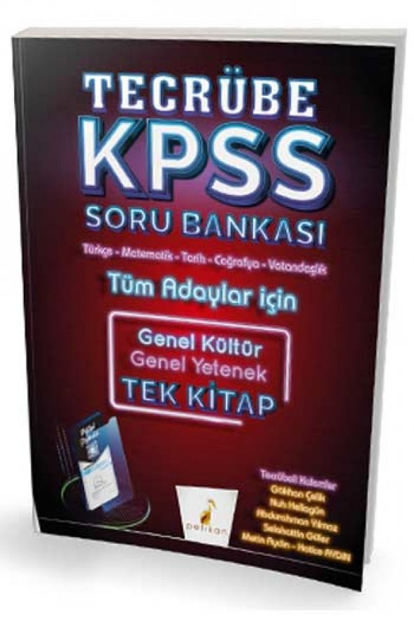 2020 KPSS GY-GK Tecrübe Dijital Çözümlü Soru Bankası Pelikan Yayınları