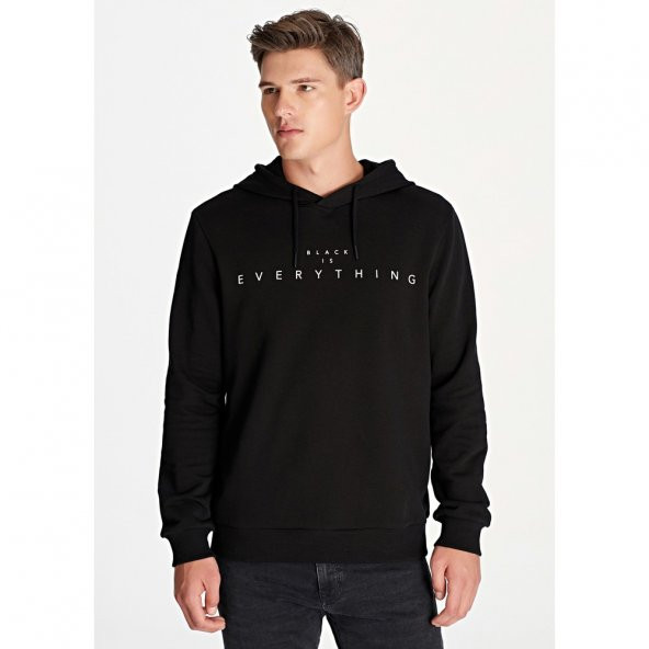 Mavi 065828-900 Erkek Everythıng Sweatshırt Siyah Sweat Shırt 9K