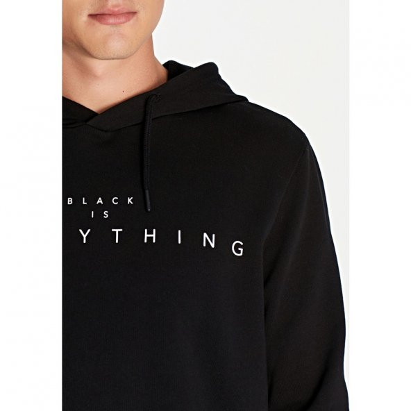 Mavi 065828-900 Erkek Everythıng Sweatshırt Siyah Sweat Shırt 9K - 3