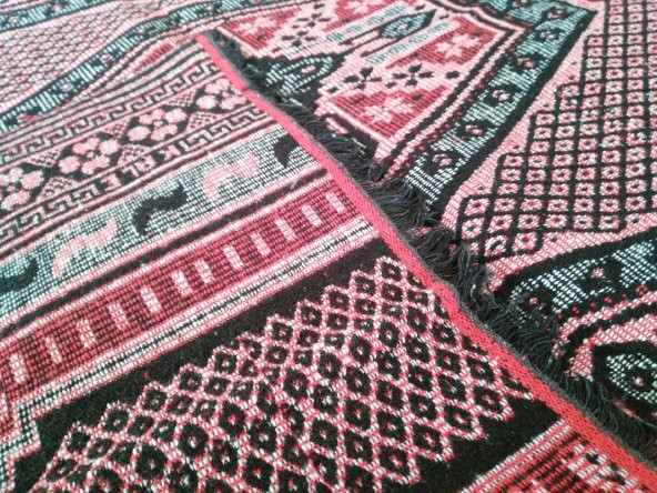 Algelsineve Makine dokuması Yıldız Desen Kilim, evde, piknikte, balkonda, bahçede - 4