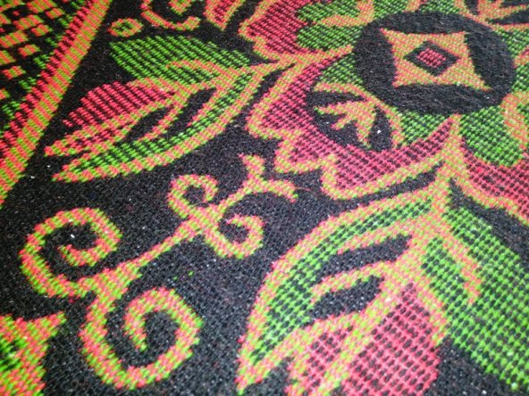 Algelsineve Makine dokuması Yıldız Desen Kilim, evde, piknikte, balkonda, bahçede - 5