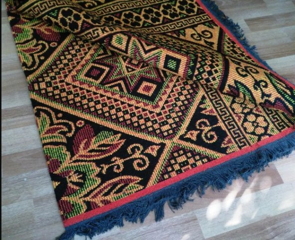Algelsineve Makine dokuması Yıldız Desen Kilim, evde, piknikte, balkonda, bahçede - 7