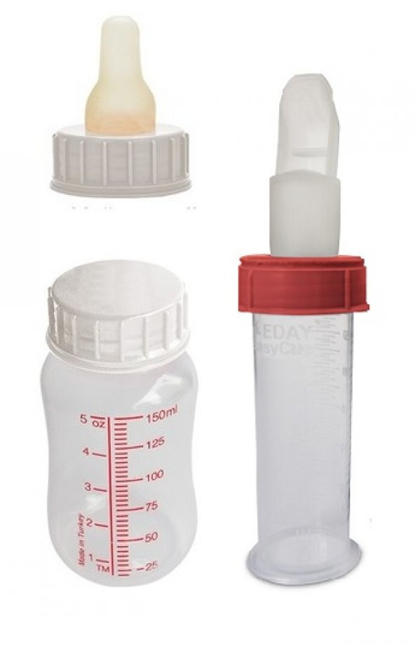 Eday Easy Cup Kaşık Biberon 150 ml +60ML Biberon Set - 1