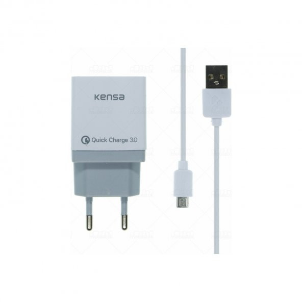KENSA Micro USB 3.0 HIZLI Şarj Cihazı SAMSUNG UYUMLU