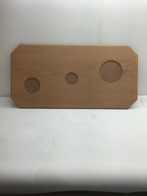 İkram Dünyası Ahşap Kahve Tepsisi