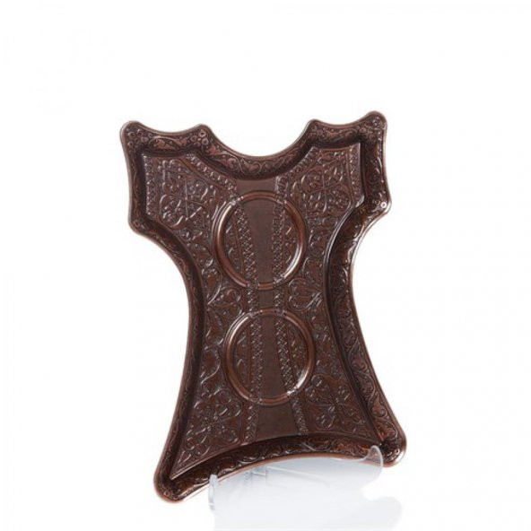 İkram Dünyası Bakır Servis Tepsisi Kaftan