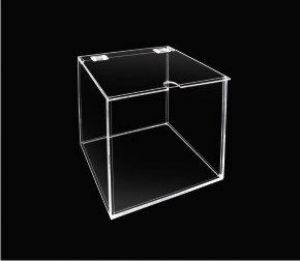 Bidonoss Menteşe Kapaklı Kare 25*25*30 P3061 CM. - 2