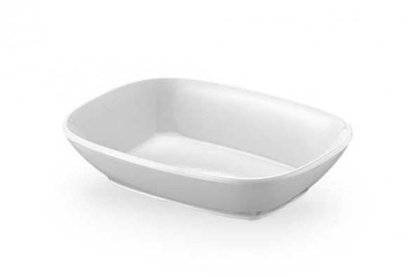 Külsan Thermoset Kare Kayık Tabak 17CM. - 2