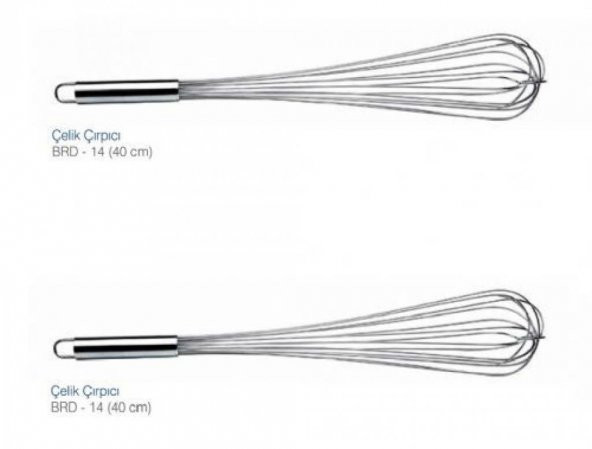 Biradlı Çırpıcı Çelik 40 CM.