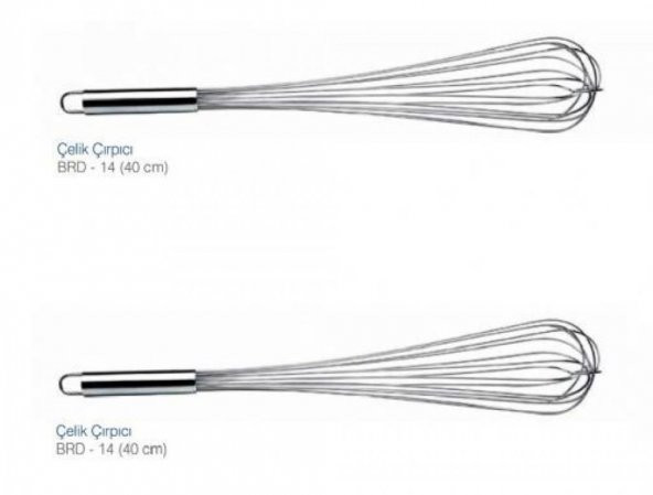 Biradlı Çırpıcı Çelik 40 CM. - 2