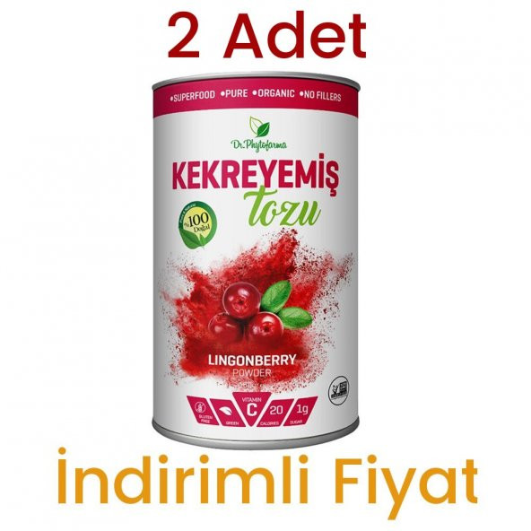 2 Adet Kekreyemiş Tozu