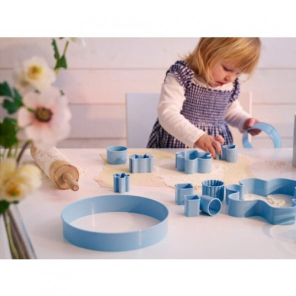 IKEA Drömmar 14 Parça Kurabi̇ye Kalıbı - Mavi̇ - Resim 2