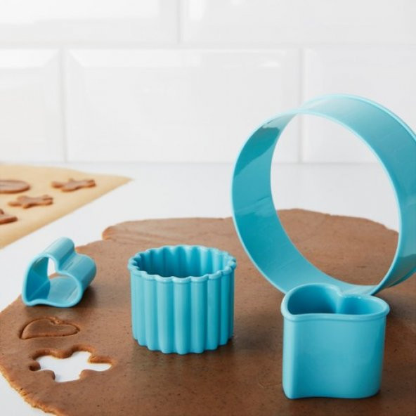 IKEA Drömmar 14 Parça Kurabi̇ye Kalıbı - Mavi̇ - Resim 5