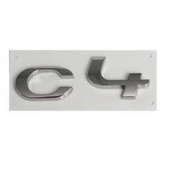 CİTROEN C4  II -  C4  YAZISI BAGAJ KAPUTU ÜZERİ   96731907DX - 1