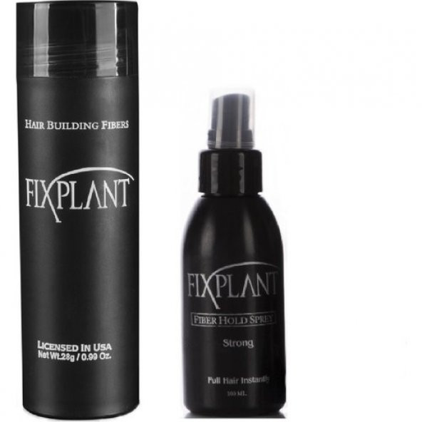 Fixplant 1 Set 28 gr Saç Gürleştirici Toz + SPREY  SARI - 1