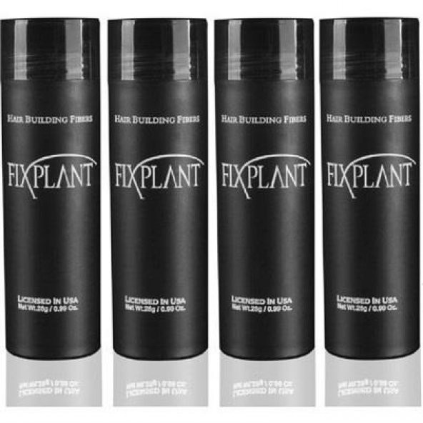 Fixplant 4 Şişe 112 gr Saç Tozu Fiberi - SİYAH